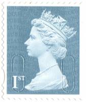 Марка из набора Великобритания 2012 год "Королева Елизавета II безопасности Машен бриллиантового юби